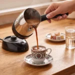 قهوه جوش برقی ۴۰۰ وات استیل براق اسمارت کرکماز ۳۶۵ | رابیما