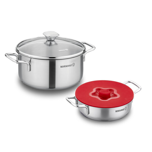 درب سیلیکونی وکیوم قابلمه 19 سانتیمتر کرکماز 589