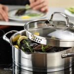 قابلمه گود 24*16.0 سانتیمتر 7.0 لیتر استیل مات استیما کرکماز 1993