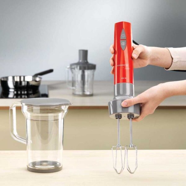 سرویس همزن سر استیل 850 وات قرمز مگا ورتکس کرکماز 445-04