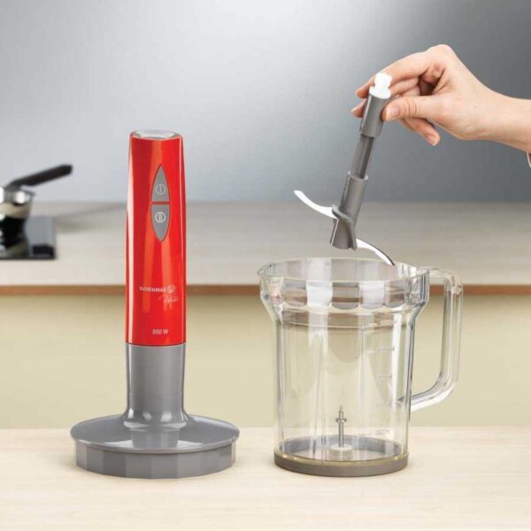 سرویس همزن سر استیل 850 وات قرمز مگا ورتکس کرکماز 445-04