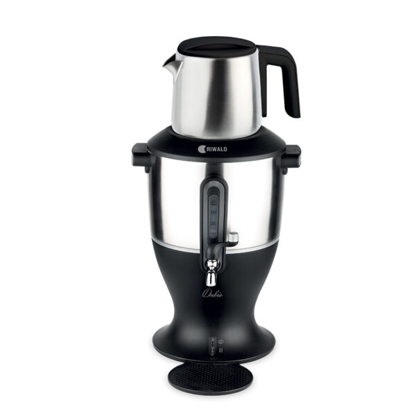 سماور برقی 2000 وات 1.2 + 3.0 لیتر استیل مات دابیو ریوالد 800209