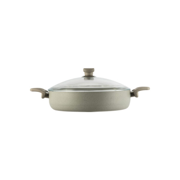 قابلمه کوتاه نچسب 24*6 سانتی متر 2.1 لیتر بژ یورک ریوالد 650310-06