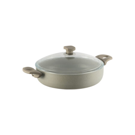 قابلمه کوتاه نچسب 24*6 سانتی متر 2.1 لیتر بژ یورک ریوالد 650310-06