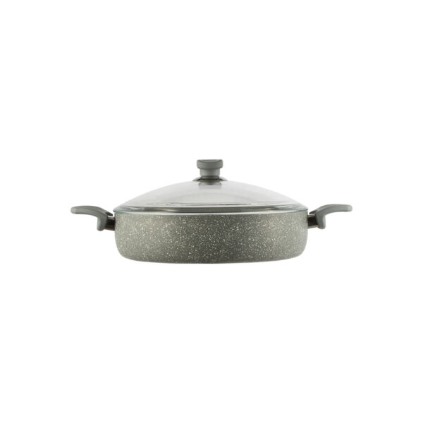 قابلمه کوتاه نچسب 24*6 سانتی متر 2.1 لیتر طوسی یورک ریوالد 650310-14