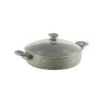 قابلمه کوتاه نچسب 26*6 سانتی متر 3 لیتر طوسی یورک ریوالد 650311-14