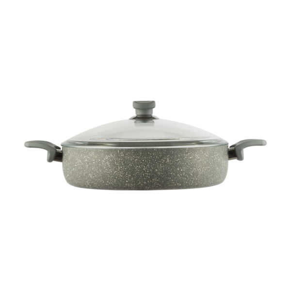 قابلمه کوتاه نچسب 30*7 سانتی متر 3.7 لیتر طوسی یورک ریوالد 650317-14