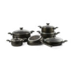 سرویس قابلمه 11 پارچه مشکی یورک ریوالد 650100-01