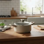 قابلمه نچسب 24*11.5 سانتی متر 4.8 لیتر بژ یورک ریوالد 6503124-0106 | رابیما