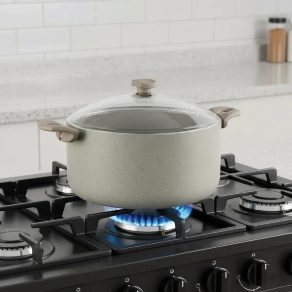 قابلمه نچسب 32*15 سانتی متر 11.5 لیتر بژ یورک ریوالد 6503132-0106 | رابیما