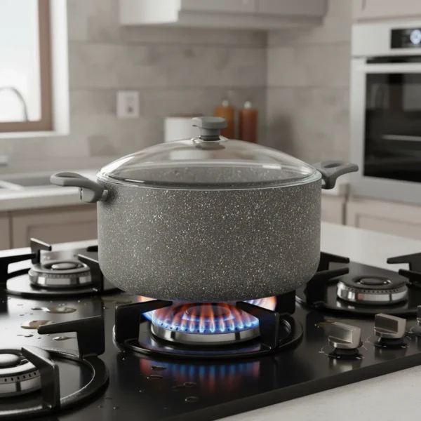 قابلمه نچسب 30*14.5 سانتی متر 10 لیتر طوسی یورک ریوالد 6503130-0114 | رابیما