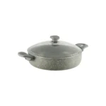 قابلمه کوتاه نچسب 24*6 سانتی متر 2.2 لیتر طوسی یورک ریوالد 6504124-0114 | رابیما