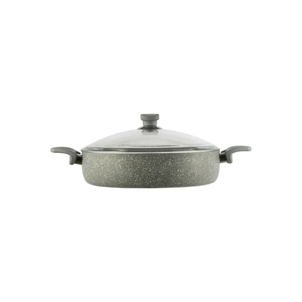 قابلمه کوتاه نچسب 24*6 سانتی متر 2.2 لیتر طوسی یورک ریوالد 6504124-0114 | رابیما