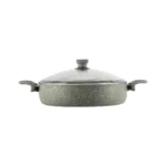 قابلمه کوتاه نچسب 28*7 سانتی متر 3.6 لیتر طوسی یورک ریوالد 6504128-0114 | رابیما