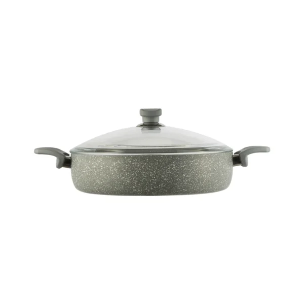 قابلمه کوتاه نچسب 28*7 سانتی متر 3.6 لیتر طوسی یورک ریوالد 6504128-0114 | رابیما