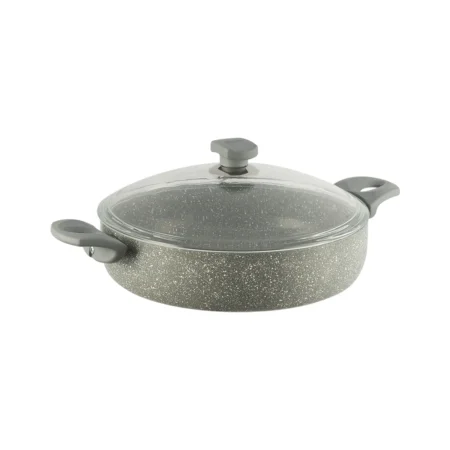 قابلمه کوتاه نچسب 28*7 سانتی متر 3.6 لیتر طوسی یورک ریوالد 6504128-0114 | رابیما