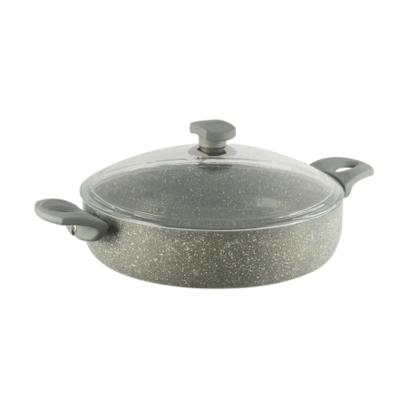 قابلمه کوتاه نچسب 30*7.5 سانتی متر 4.3 لیتر طوسی یورک ریوالد 6504130-0114 | رابیما