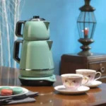 چای ساز اتوماتیک برقی 2000 وات 0.9+1.7 لیتر سبز دمیکس کرکماز 332-01