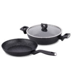 سرویس قابلمه نچسب 3 پارچه مشکی نورا کرکماز 2937