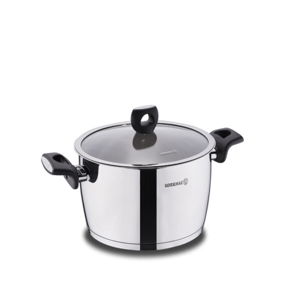 قابلمه 16*10.0 سانتیمتر 2.0 لیتر استیل براق نورا کرکماز 2991