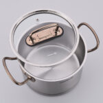 سرویس قابلمه 8 پارچه استیل مات پرولاین کرکماز 1149