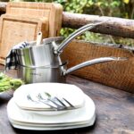 شیرجوش کوتاه 14*7.0 سانتیمتر 1.0 لیتر استیل مات پرولاین کرکماز 2711