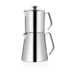 کتری و قوری 0.9 + 1.5 لیتر استیل براق آکوا کرکماز 225