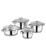 سرویس قابلمه 8 پارچه استیل براق آسترا کرکماز 1969