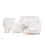 سرویس غذاخوری چینی 60 پارچه بون سلکشن کرکماز 8427