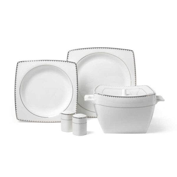 سرویس غذاخوری چینی 60 پارچه بون سلکشن کرکماز 8427