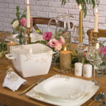 سرویس غذاخوری چینی 60 پارچه بون سلکشن کرکماز 8428