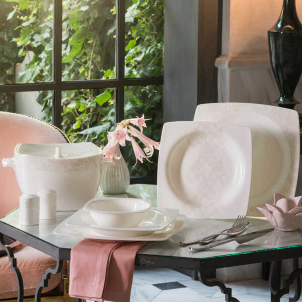 سرویس غذاخوری چینی 60 پارچه بون سلکشن کرکماز 8430