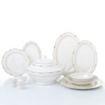 سرویس غذاخوری چینی 60 پارچه الیزا کرکماز 8246