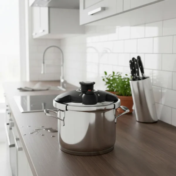 زودپز 6.0 لیتر استیل براق فلورا کرکماز 159 | رابیما