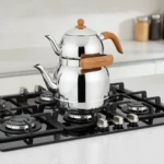 کتری و قوری 1.3 + 3.5 لیتر استیل براق فورستا کرکماز 217 | رابیما