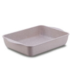 سینی فر 23*30 سانتی متر 4 لیتر کرم گرانیتا کرکماز 2896-1