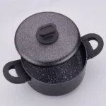 سرویس قابلمه نچسب 7 پارچه مشکی لیناپلاس کرکماز 2888 | رابیما