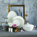 سرویس غذاخوری چینی 58 پارچه لاینز کرکماز 8263