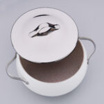 سرویس قابلمه نچسب 7 پارچه سفید لومیا کرکماز 2674