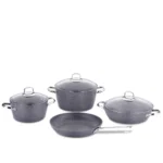 سرویس قابلمه نچسب 7 پارچه طوسی نه آ کرکماز 2892 | رابیما