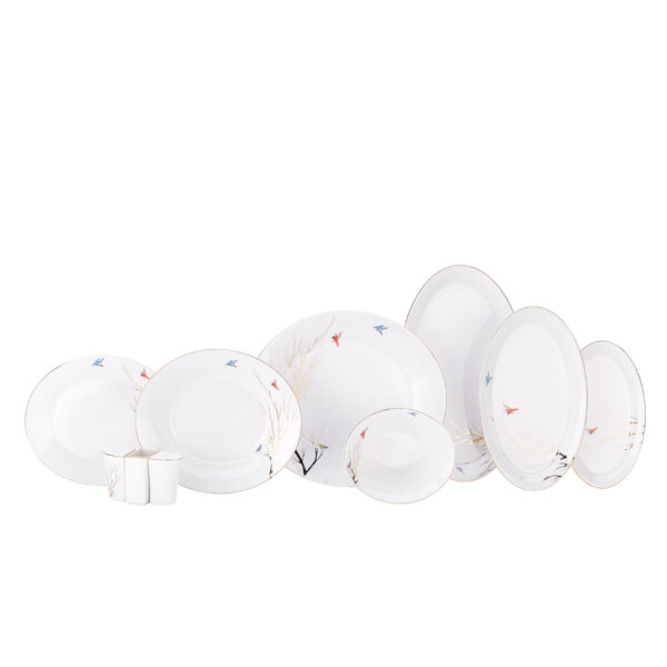 سرویس غذاخوری چینی 60 پارچه اورینت کرکماز 8353