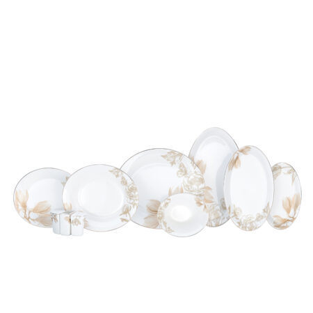 سرویس غذاخوری چینی 60 پارچه اورینت کرکماز 8356