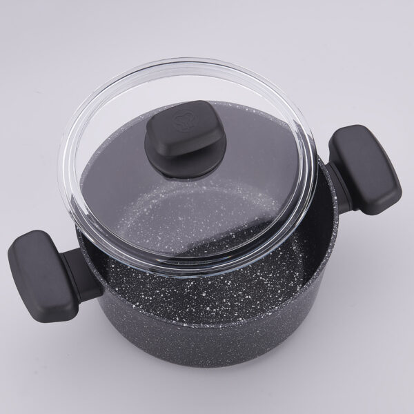 سرویس قابلمه نچسب 7 پارچه مشکی اورنلا کرکماز 2609