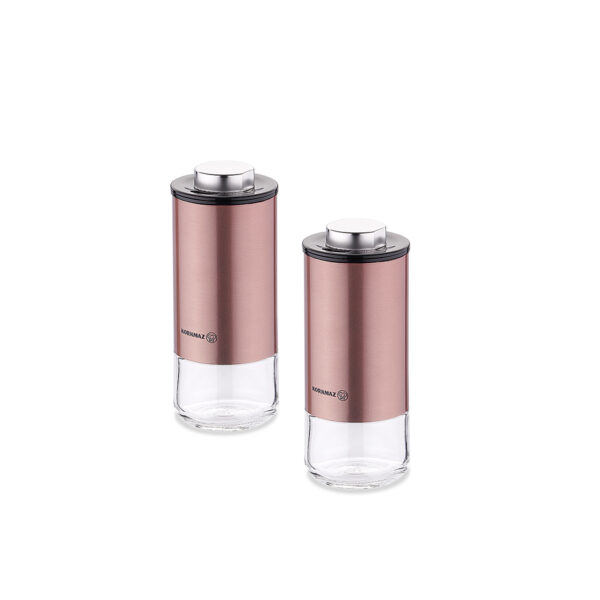 سرویس نمک پاش فلفل پاش رزگلد استورا کرکماز 5521-2