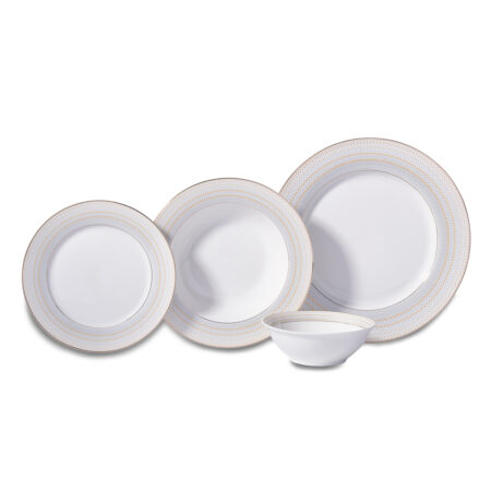 سرویس غذاخوری چینی 60 پارچه پرلا کرکماز 8378