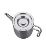 کتری و قوری 1.2 + 1.8 لیتر استیل براق پرولاین کرکماز 274 | رابیما