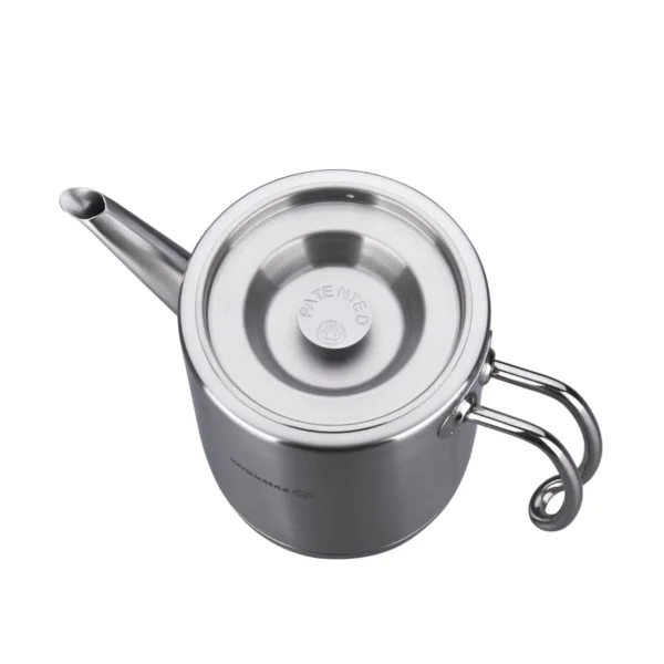 کتری و قوری 1.2 + 1.8 لیتر استیل براق پرولاین کرکماز 274 | رابیما