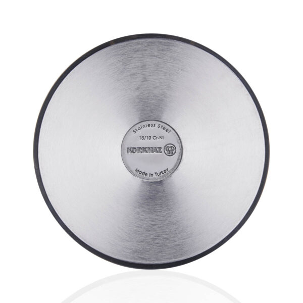 تابه تخت 40*7.0 سانتیمتر 8.0 لیتر استیل مات پرولاین کرکماز 1196