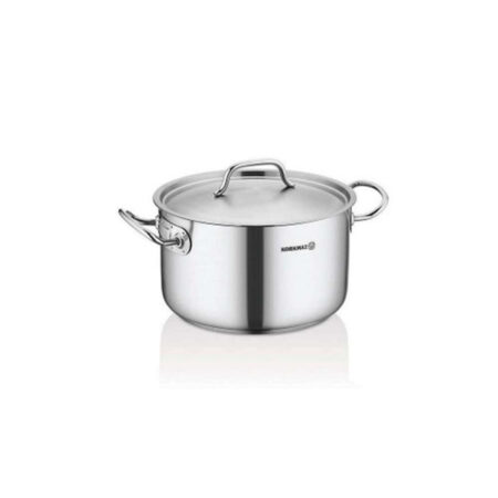 قابلمه 12*8 سانتیمتر 0.9 لیتر استیل مات پرولاین کرکماز 2718