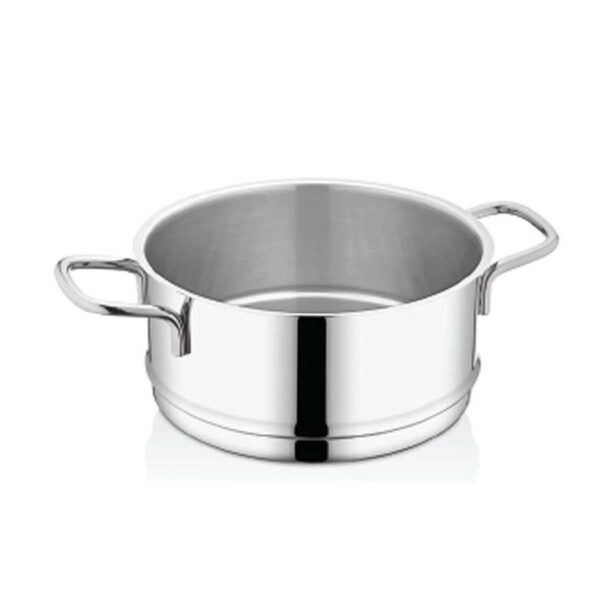ظرف بخارپز 20*10 سانتیمتر 3.1 لیتر استیل مات پرولاین کرکماز 2771